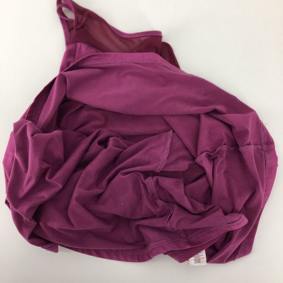 Mink Pink Faux Suede Dress Women's Size Medium EUC Mauve Fuschia - Picture 8 of 12